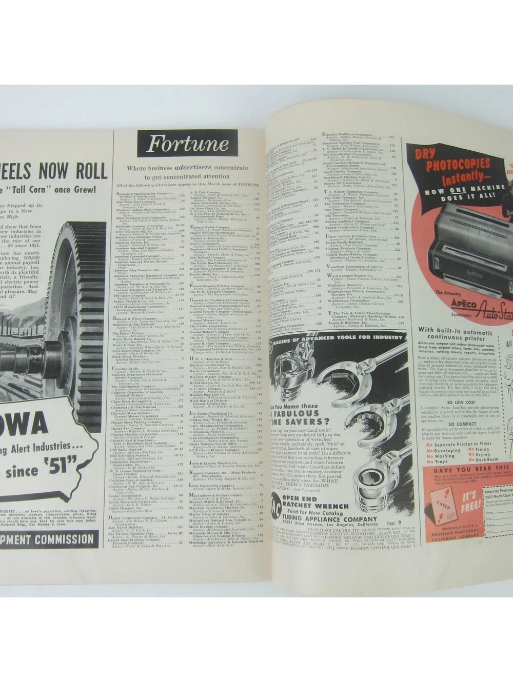 Vintage FORTUNE Magazine March 1953 Chevrolet Packard General Motors Reynolds Ad